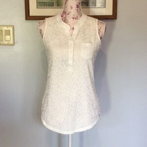 Shannon Ford White Lace Top